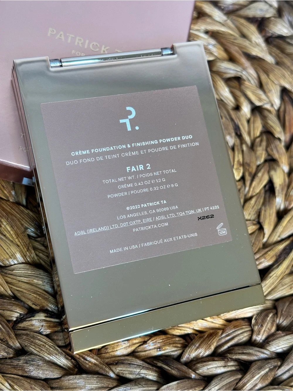 NIB Patrick Ta Fair Major Skin Creme Foundation and Finishing Powder Duo
